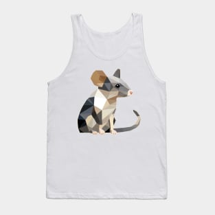 Origami Cute Mouse small Tank Top